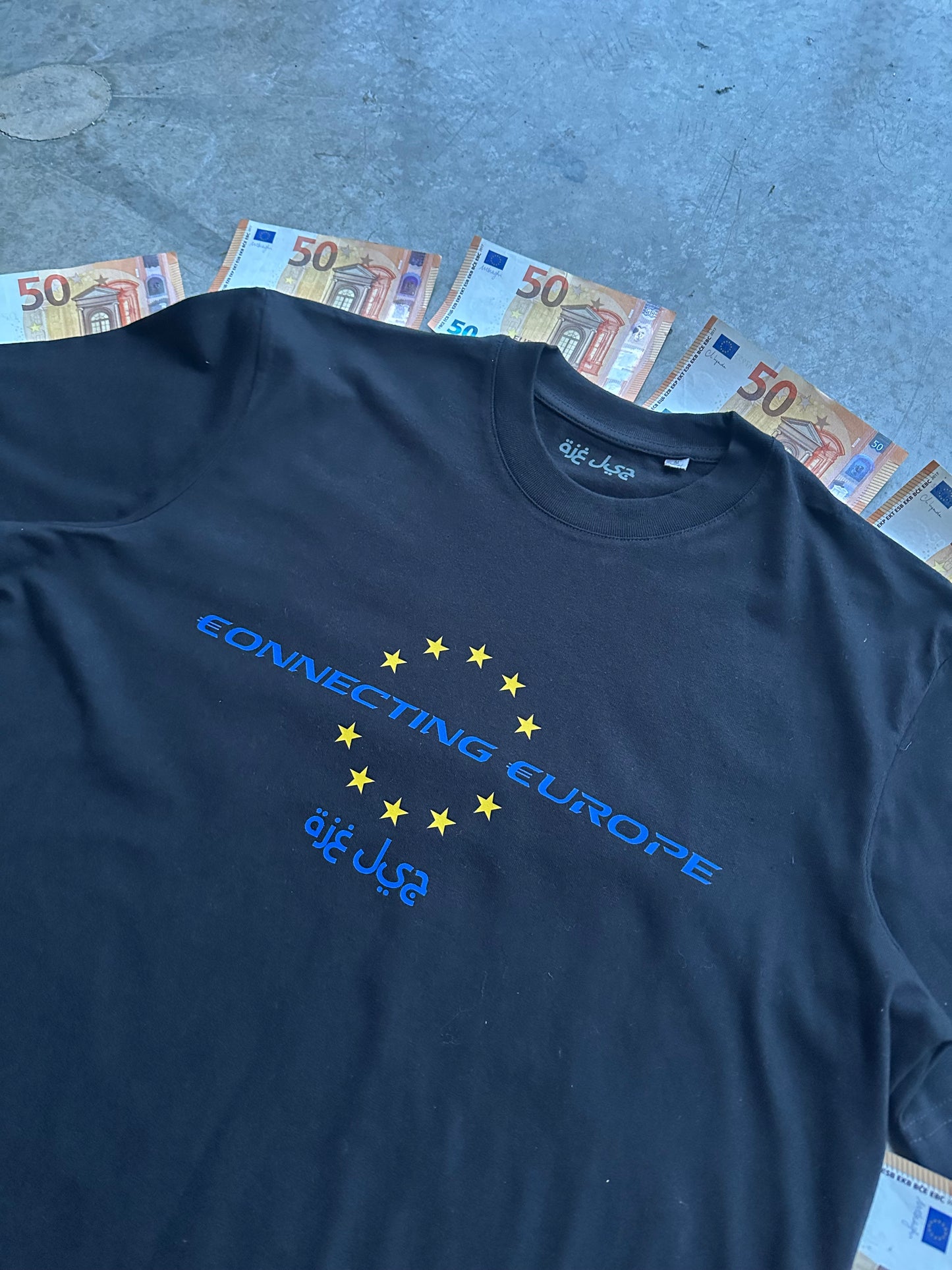 connecting europe t-shirt, euro colorway