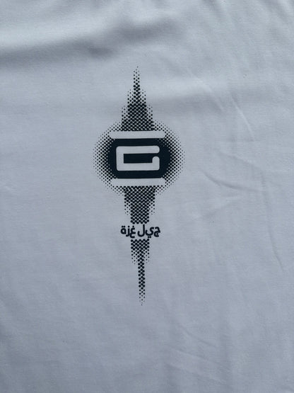 white pulse tee