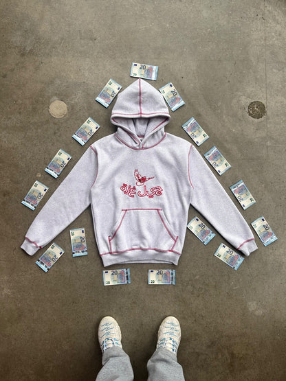 red eurostitch hoodie