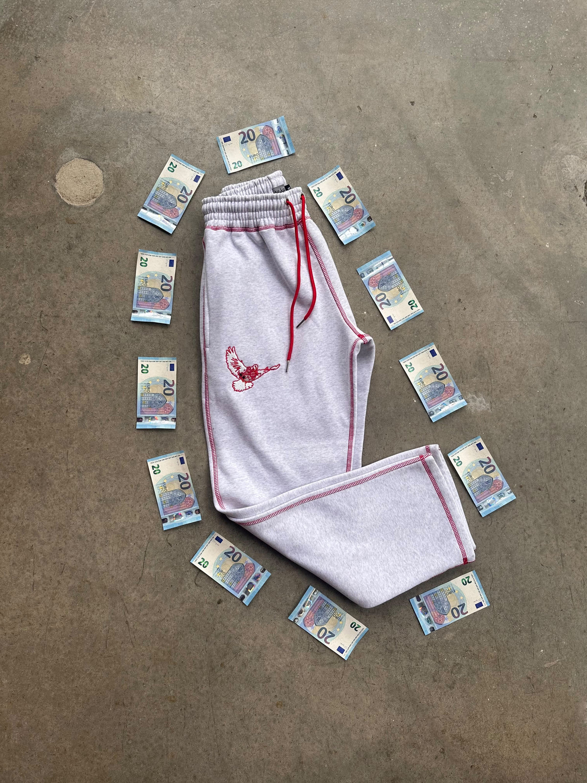 red eurostitch tracksuit