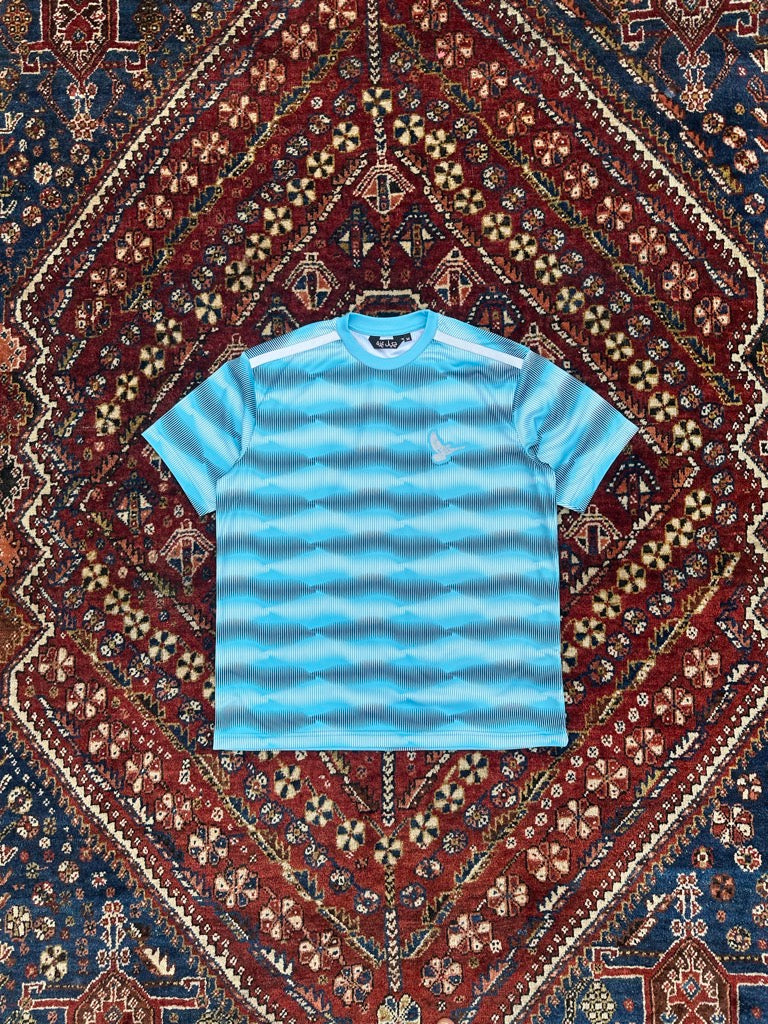 blue static jersey