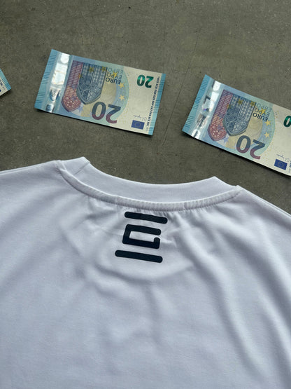white pulse tee