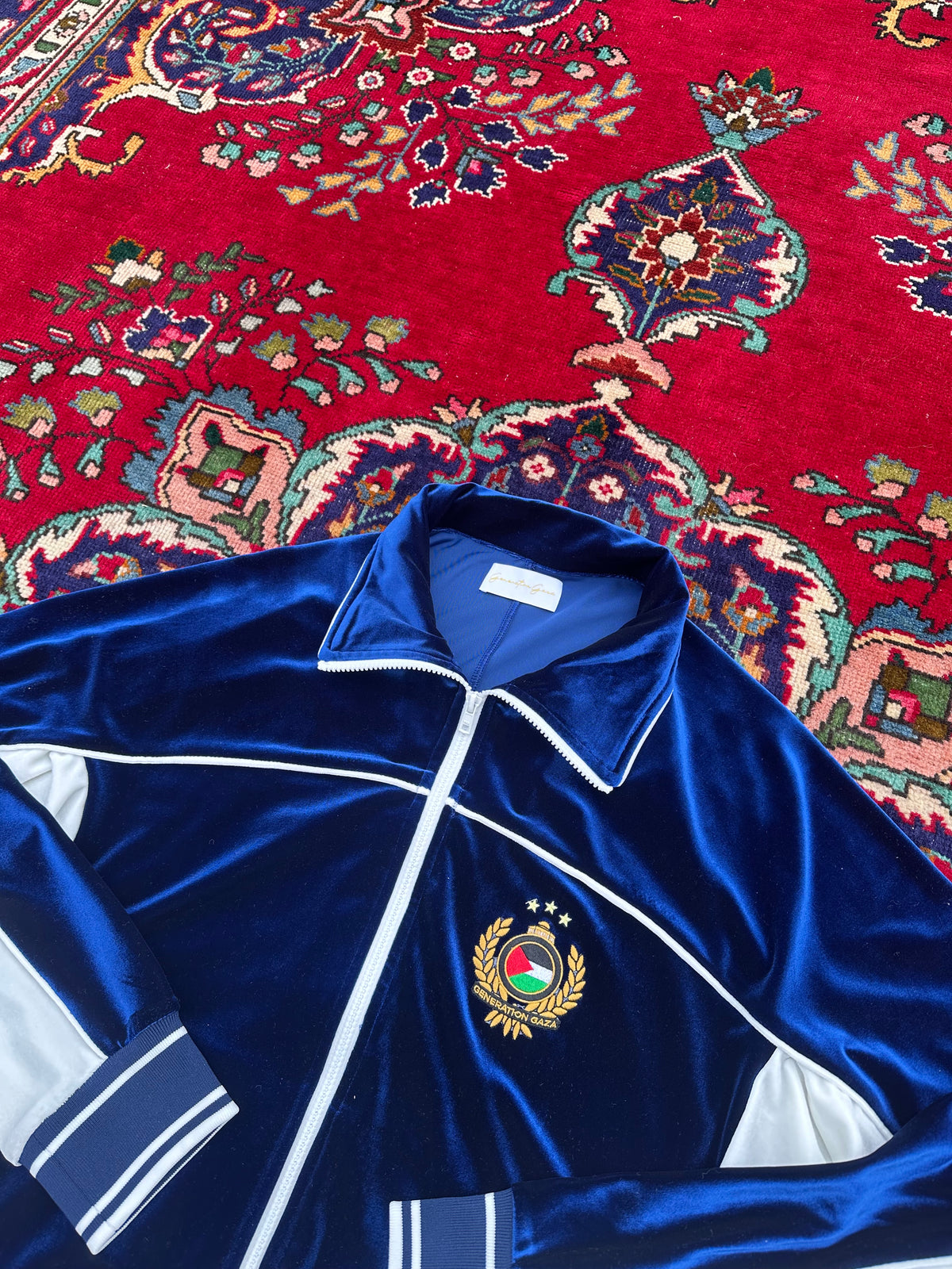 prince naseem velour tracktop