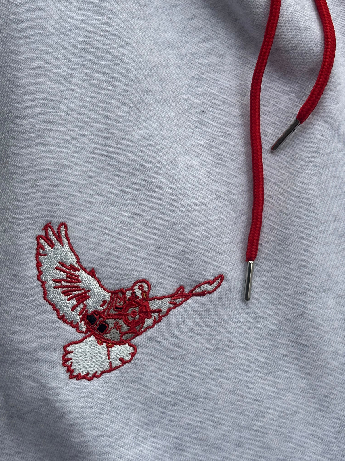 red eurostitch hoodie