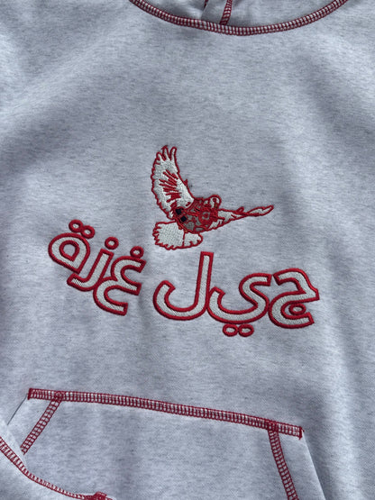 red eurostitch hoodie