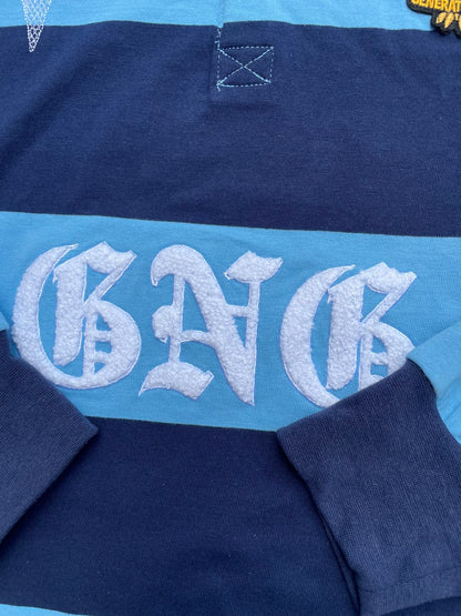 gng bby blu rugby polo