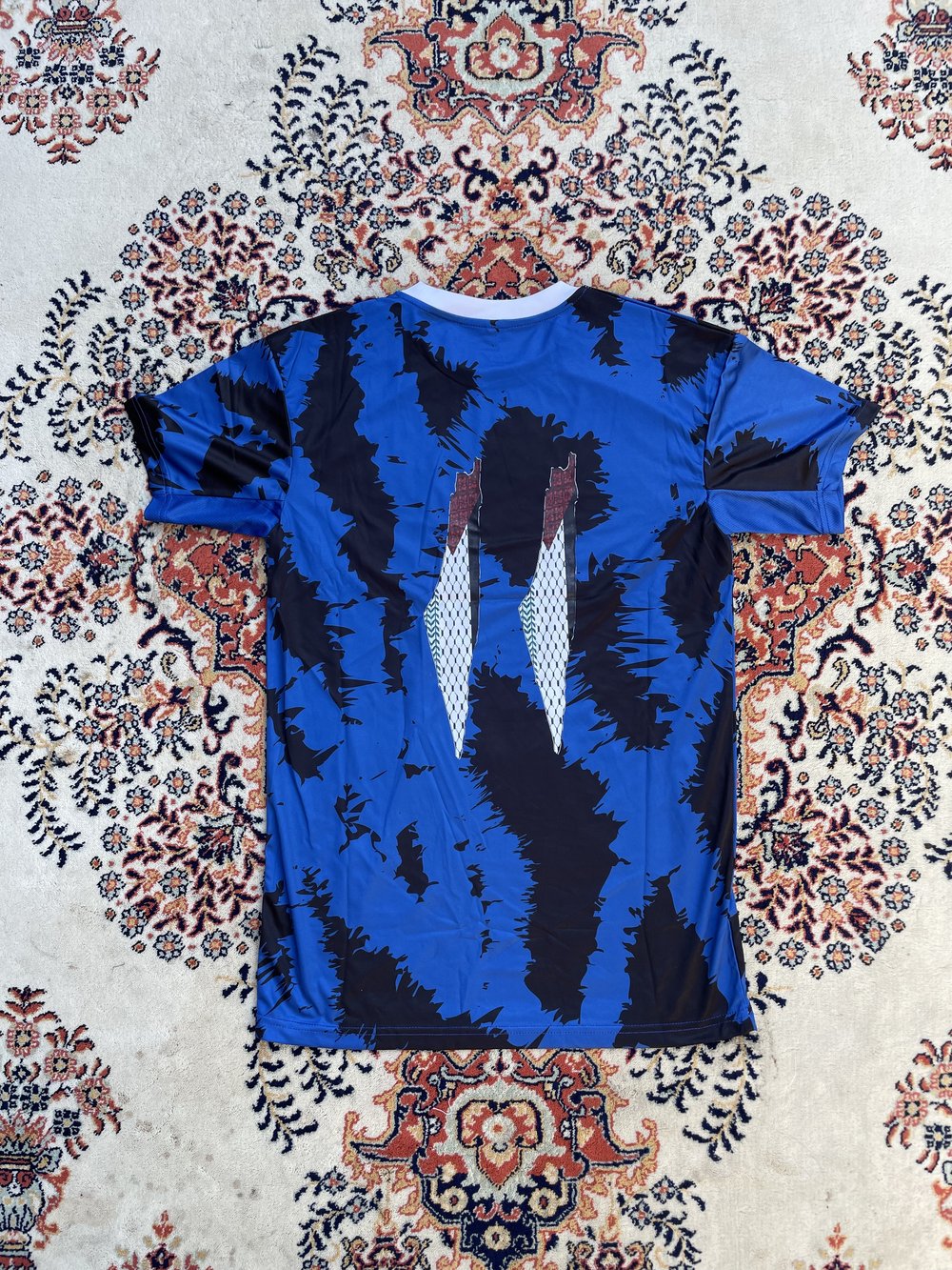 olympique navy blue jersey