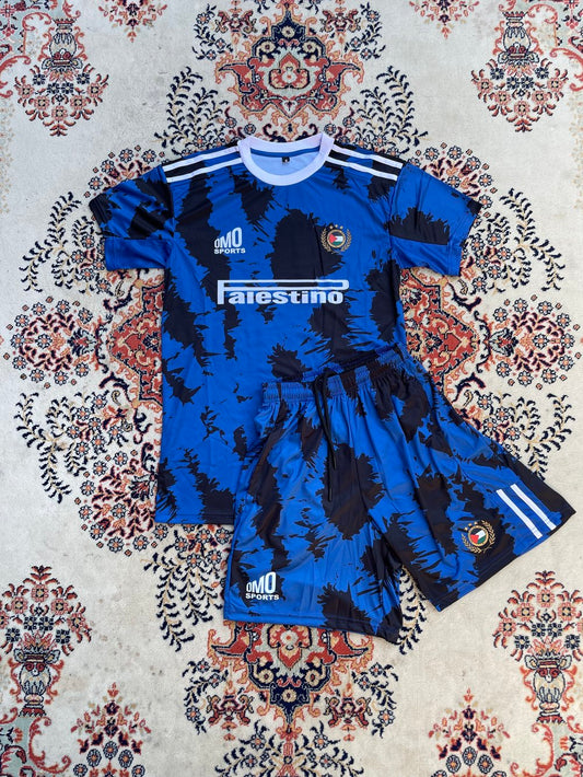 olympique navy blue kit